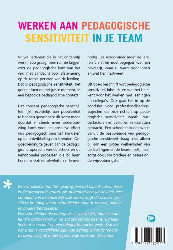 Leiderschap in de onderwijspraktijk 15 -   Werken aan pedagogische sensitiviteit in je team achterkant