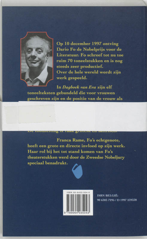 Dagboek Van Eva achterkant