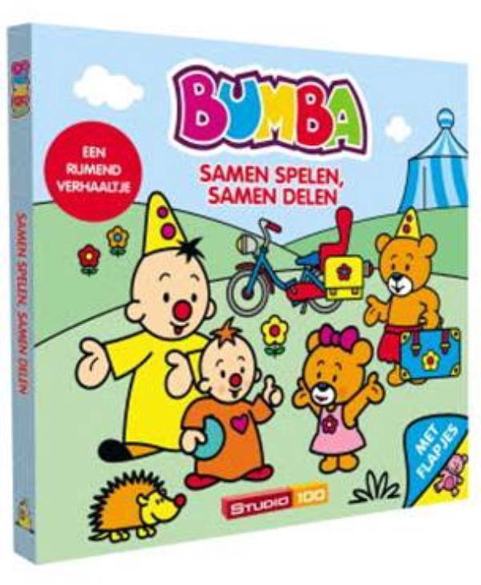 Samen spelen, samen delen / Bumba kartonboek met flapjes
