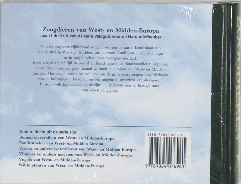 Veldgids voor de natuurliefhebber / Zoogdieren en andere landdieren / Veldgids voor de natuurliefhebber achterkant