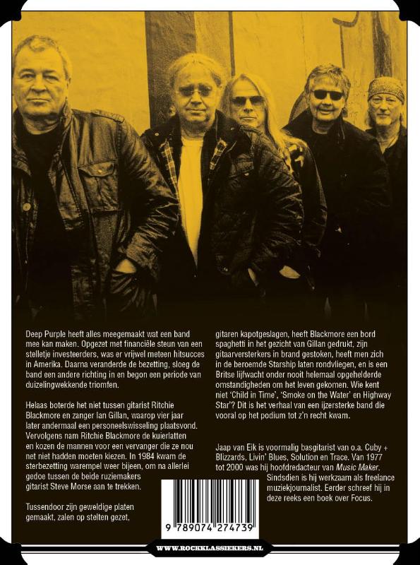 Rock Klassiekers  -   Deep Purple achterkant