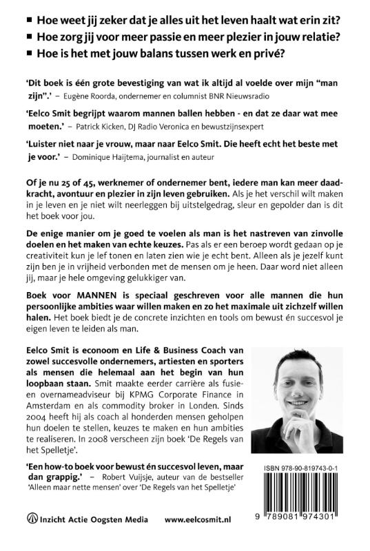 Boek voor mannen achterkant