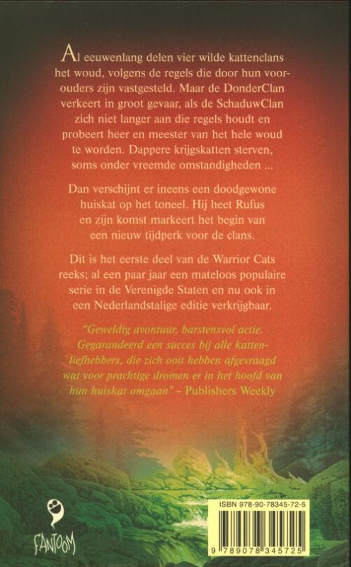 De wildernis in / Warrior Cats / 1 achterkant
