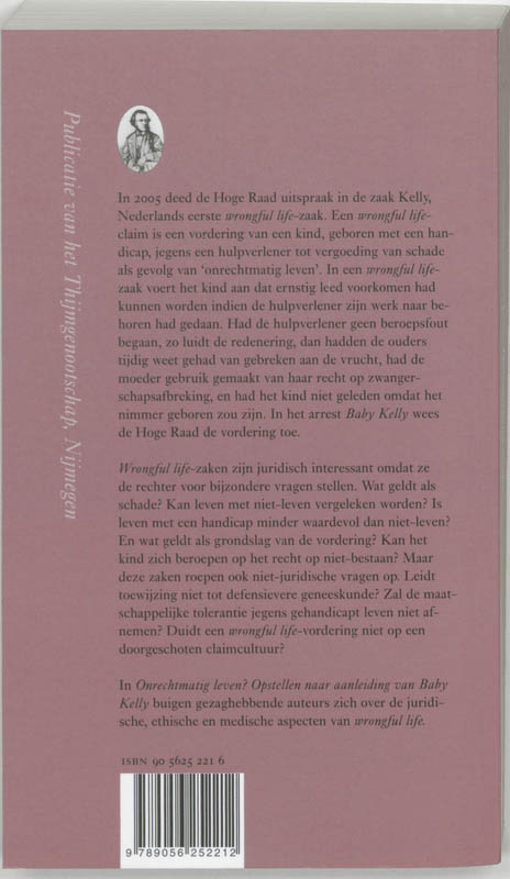 Onrechtmatig leven? / Annalen van het Thijmgenootschap / 94/1 achterkant