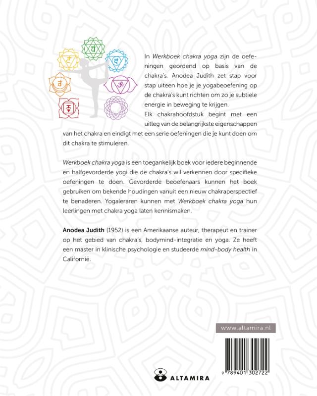 Werkboek chakra yoga achterkant