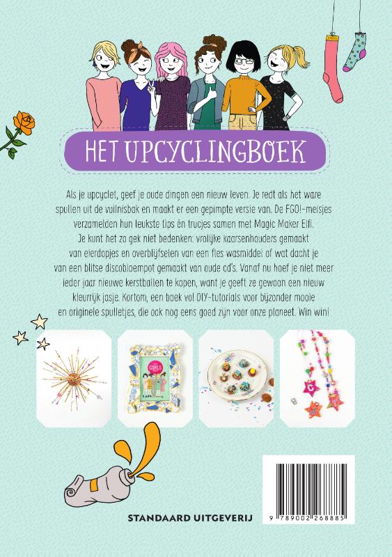 Upcyclingboek / For Girls Only! achterkant