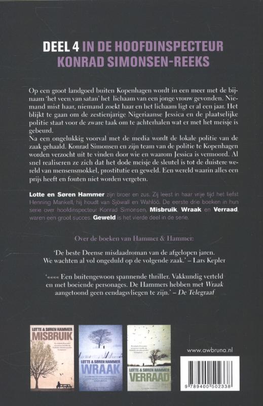 Geweld / Konrad Simonsen-reeks / 4 achterkant