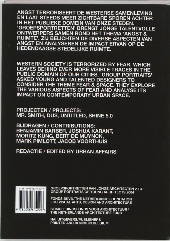 Fear And Space achterkant