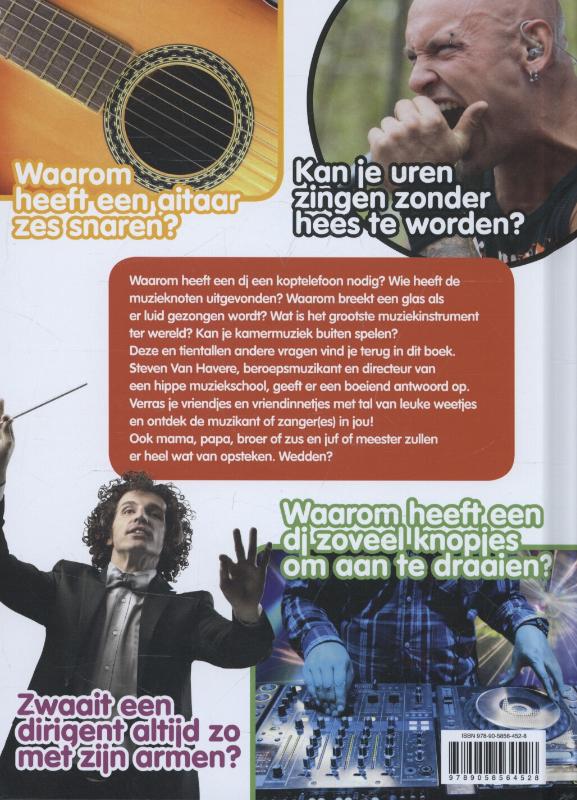Muziek / 100 Kindervragen achterkant