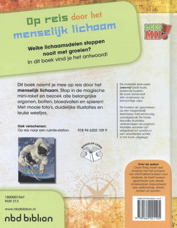 Lees mij!  -   Op reis door het menselijk lichaam achterkant