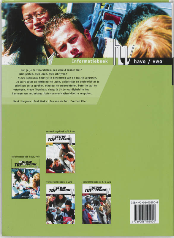 Informatieboek Havo/vwo Nieuw Topniveau achterkant