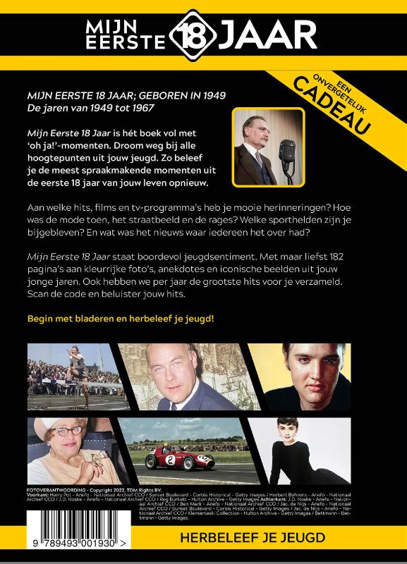 Geboren in 1949 / Mijn eerste 18 jaar achterkant