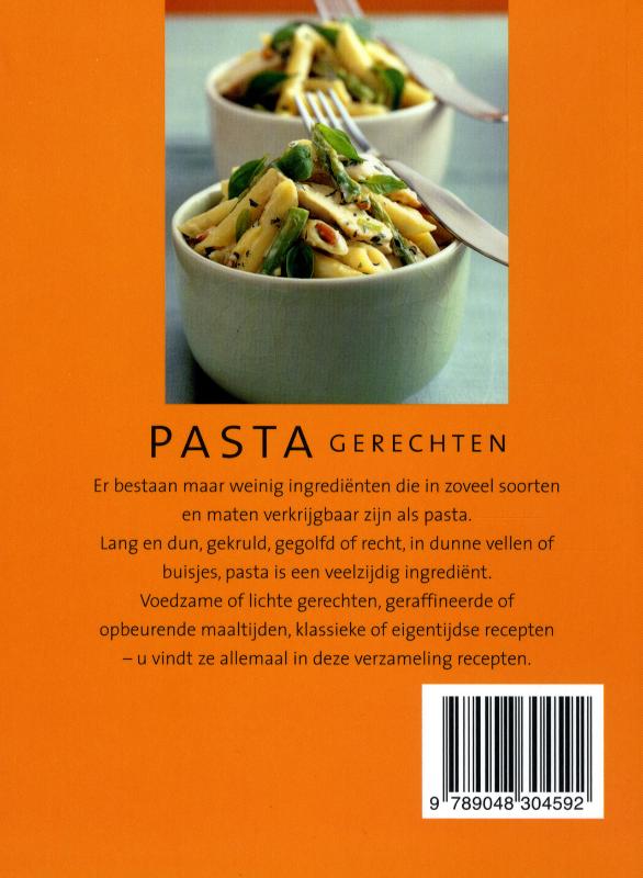 Pastagerechten achterkant