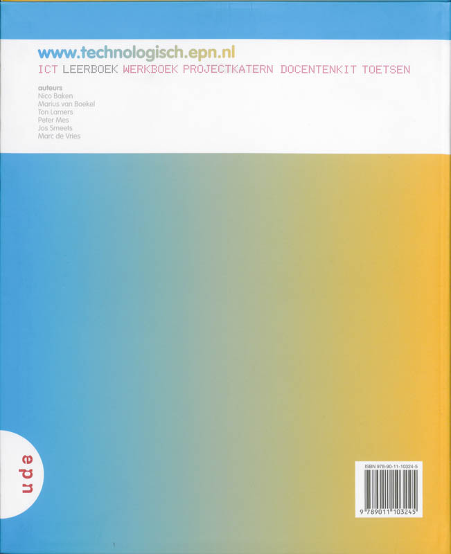 Technologisch 2 Vmbo-T/havo Leerboek-B achterkant