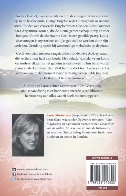 De vergeet mij niet-sonate achterkant