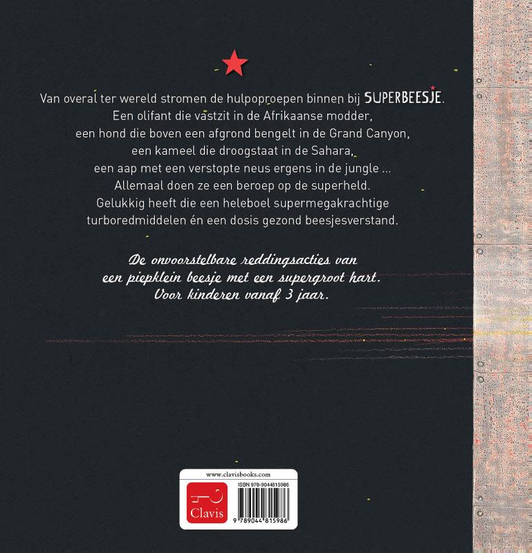 Superbeesje is al onderweg achterkant