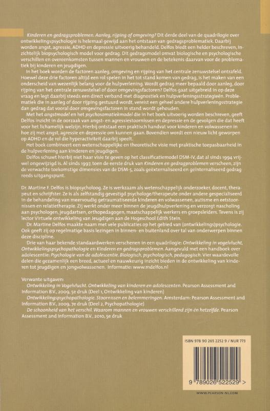 Kinderen en gedragsproblemen achterkant