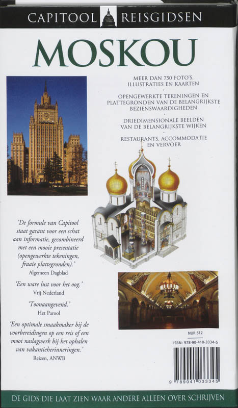 Capitool Reisgids Moskou achterkant
