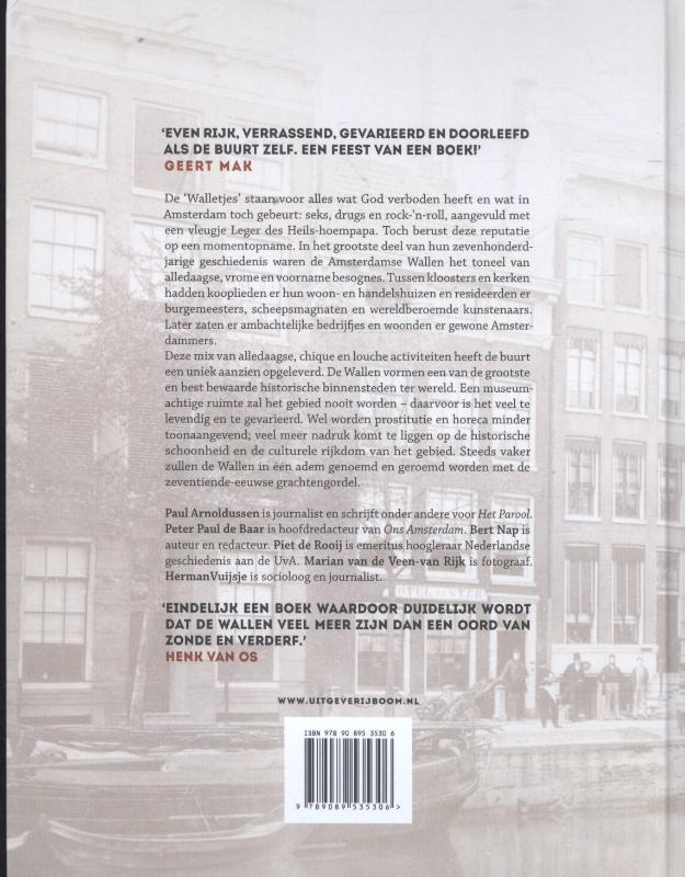 Aan de Amsterdamse Wallen achterkant