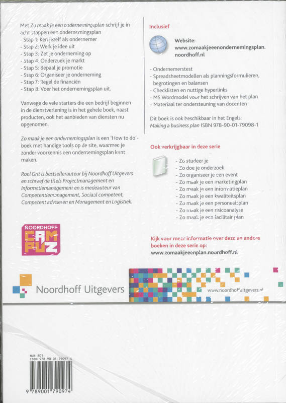 Zo maak je een ondernemingsplan achterkant