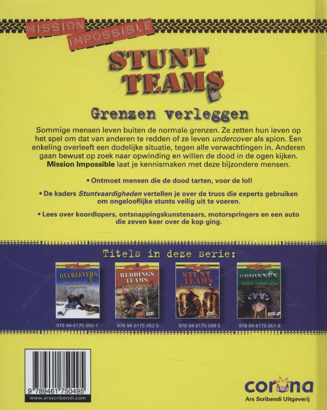 Stuntteams / Mission Impossible achterkant