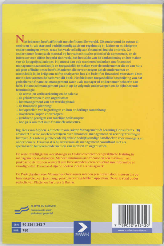 Financieel Management achterkant