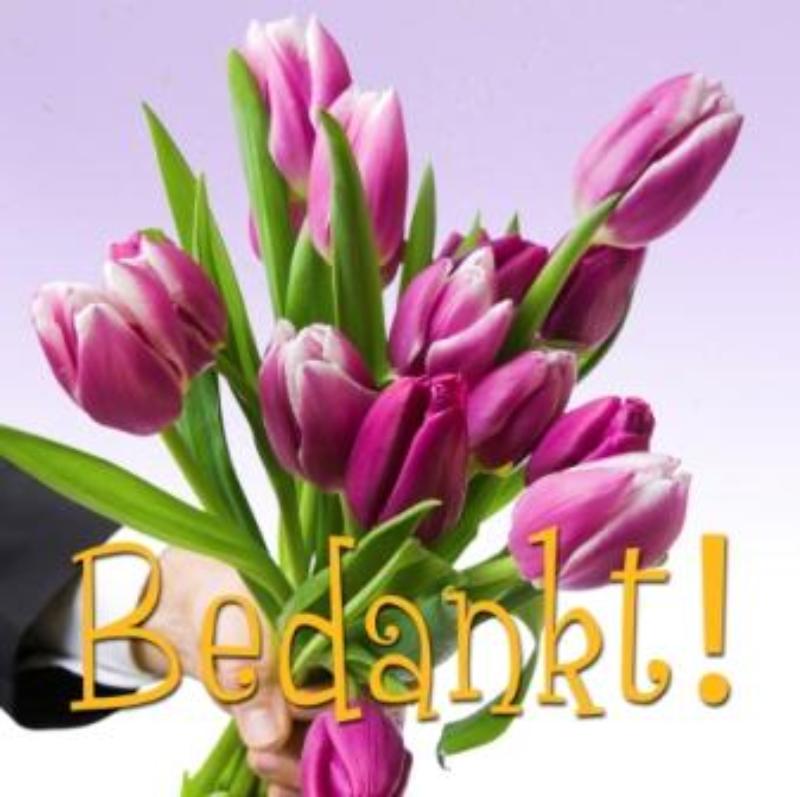 Bedankt!