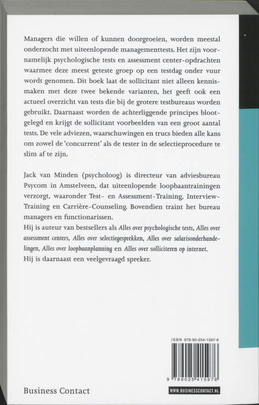 Alles over management tests achterkant