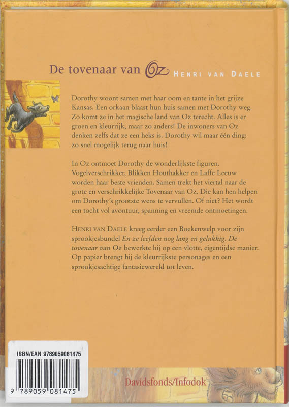 Grote Tovenaar Van Oz achterkant