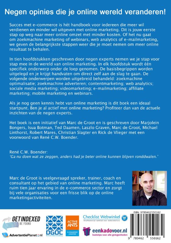 Succes met e-commerce achterkant