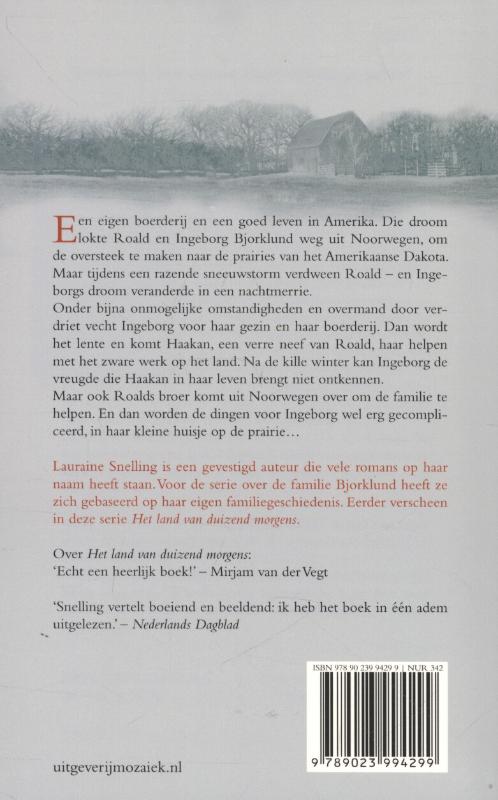 Een morgen voor Ingeborg achterkant