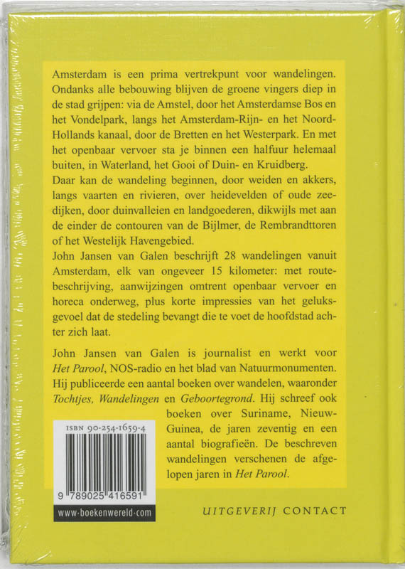 Wandelen Om Amsterdam achterkant