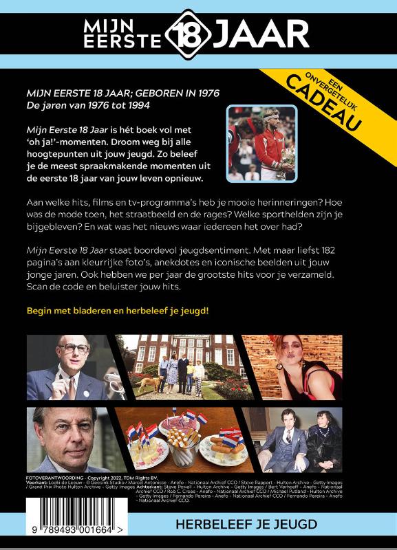 Geboren in 1976 / Mijn eerste 18 jaar achterkant