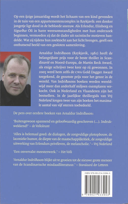 Winternacht / Inspecteur Erlendur / 7 achterkant