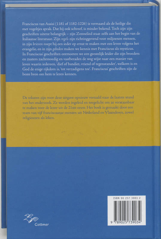 De Geschriften achterkant