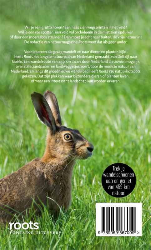 Het langste natuurpad van Nederland / Roots wandelgids / 4 achterkant