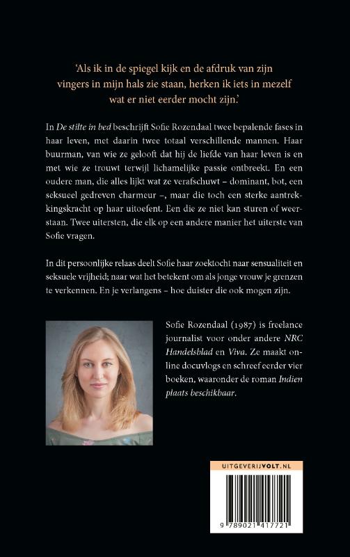 De stilte in bed achterkant