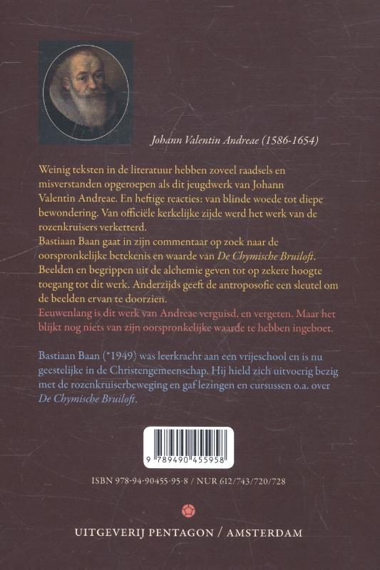 De chymische bruiloft van Christian Rosencreutz anno 1459 achterkant