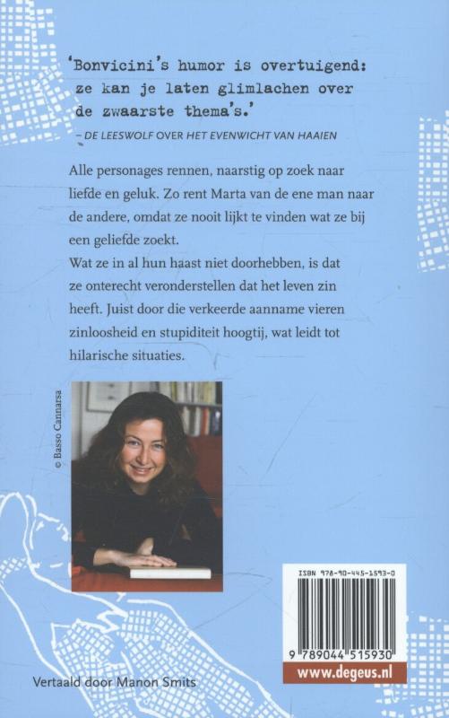 De man die flirtte met de domheid achterkant