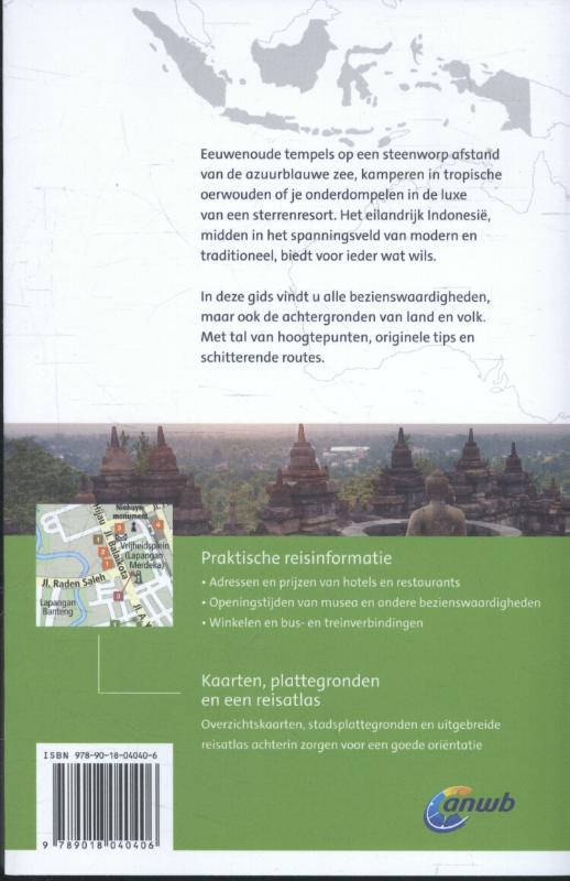 ANWB wereldreisgids - Indonesië achterkant