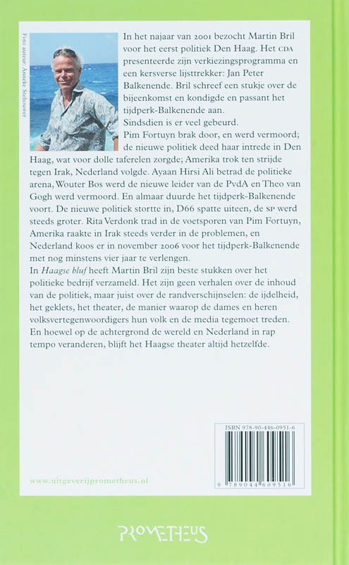 Haagse Bluf En Andere Politieke Verhalen achterkant