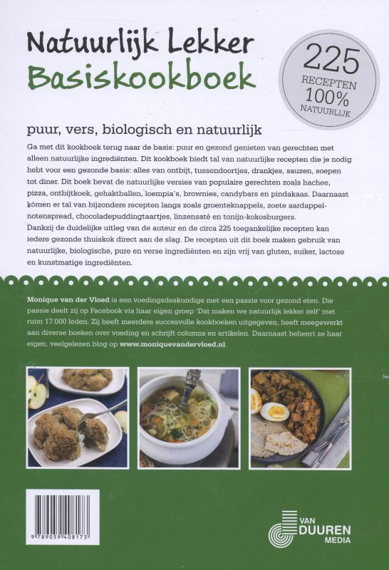 Natuurlijk Lekker Basiskookboek achterkant