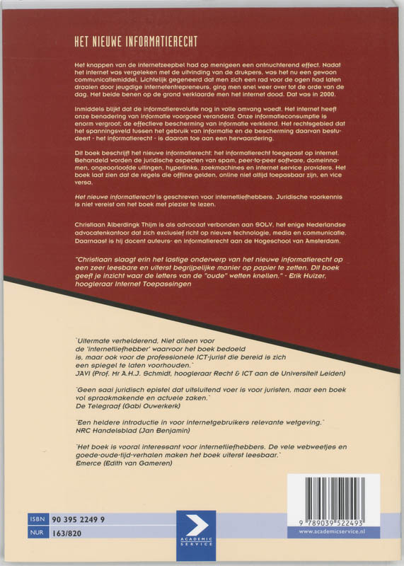 Nieuwe Informatierecht achterkant