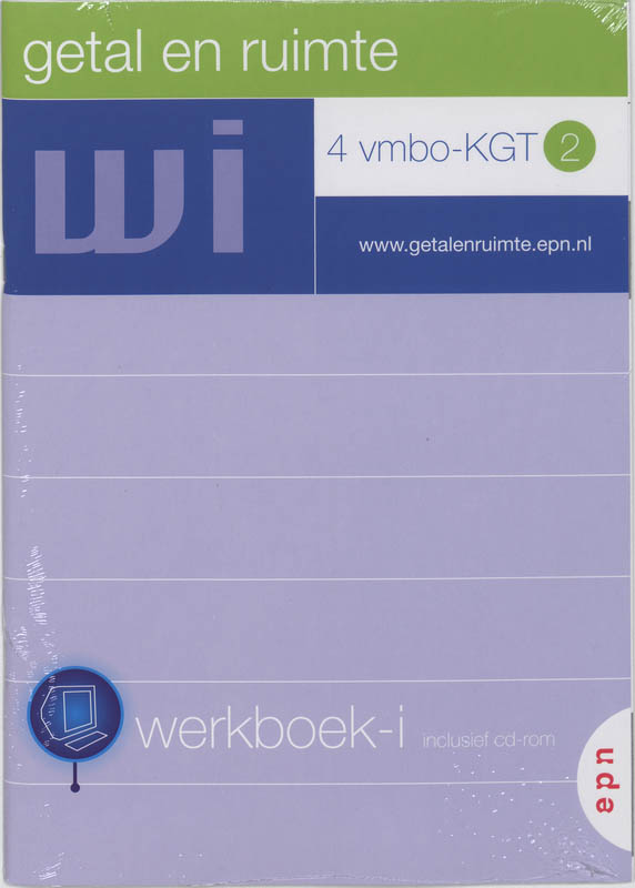 Getal en Ruimte / 4 Vmbo-KGT 2 / deel Werkboek-i + cd-rom