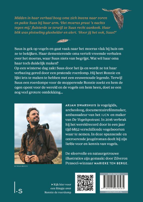 Ronnie de roerdomp en het geheim van het moeras / Ronnie de roerdomp / 1 achterkant