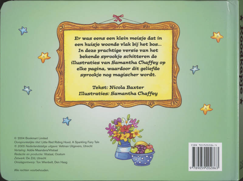 Roodkapje achterkant