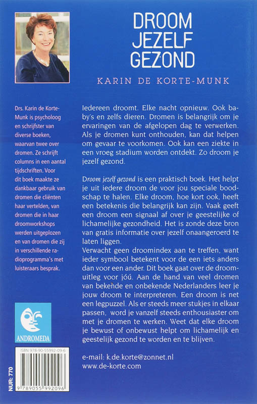 Droom jezelf gezond achterkant