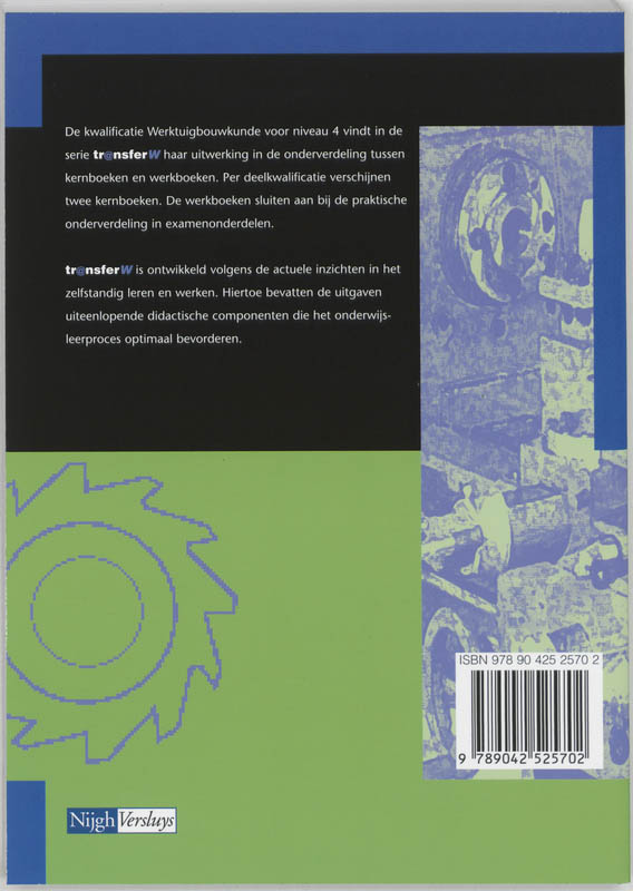 TransferW  - Verspanen 1 Kernboek achterkant