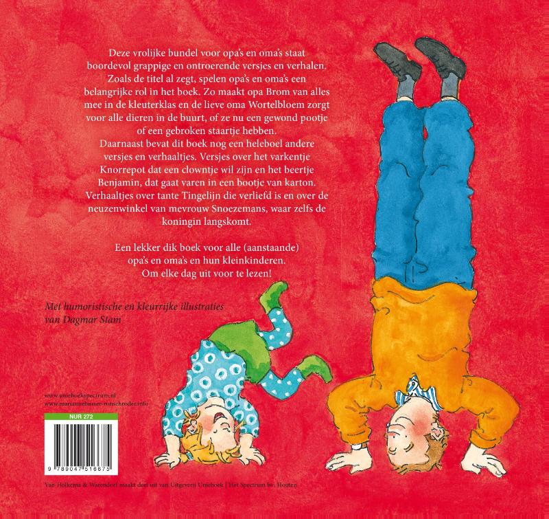 Het enige echte voorleesboek voor opa's en oma's achterkant