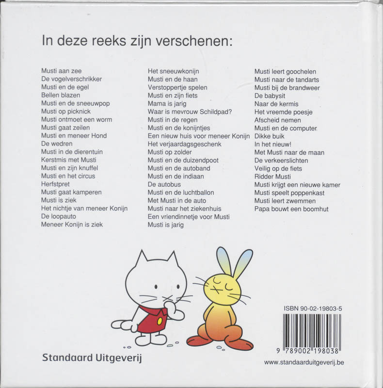 Musti en de konijntjes achterkant